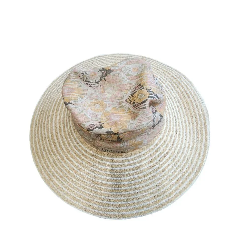 Susan Carrolan millinery Beach hat L